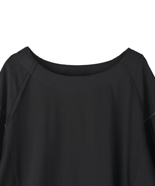 marjour(マージュール)の「SILKET BODY TUCK SLEEVE TOP(シャツ/ブラウス・レディース・ブラック/オフホワイト・M)」の16枚目の写真