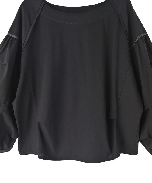 marjour(マージュール)の「SILKET BODY TUCK SLEEVE TOP(シャツ/ブラウス・レディース・ブラック/オフホワイト・M)」の21枚目の写真