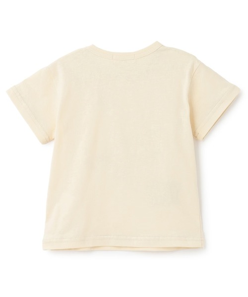 KP BOY（ケーピーボーイ）の「世界地図モチーフ Tシャツ（Tシャツ/カットソー・キッズ・クリーム/ブルー・80ｃｍ/90cm/110cm/120cm/100cm/130cm）」の3枚目の写真