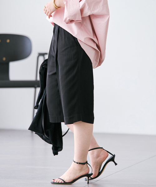plage(プラージュ)の「R’IAM EVERY ショートパンツ(その他パンツ・レディース・ブラック/ベージュ・34/36/38)」の2枚目の写真