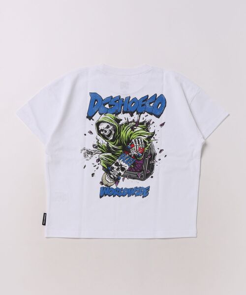 DC SHOES(ディーシーシューズ)の「DC Shoes キッズ 26 KD CLASH SKULL SS Tシャツ 【2026年夏モデル】(Tシャツ/カットソー・キッズ・ホワイト/ブラック/ブラック系その他・120/130/140/150/160)」の6枚目の写真