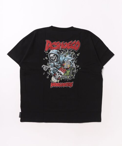 DC SHOES(ディーシーシューズ)の「DC Shoes キッズ 26 KD CLASH SKULL SS Tシャツ 【2026年夏モデル】(Tシャツ/カットソー・キッズ・ホワイト/ブラック/ブラック系その他・120/130/140/150/160)」の5枚目の写真