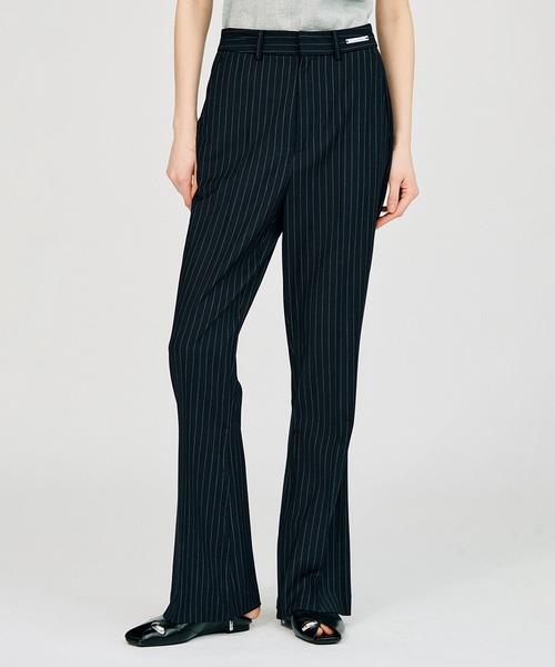 PRANK PROJECT(プランクプロジェクト)の「【2026Summer Pre-Order】スーチングスリムフレアパンツ / Stitched Slim Flare Pants(その他パンツ・レディース・ネイビー/グレー/ブラック・38/36)」の3枚目の写真