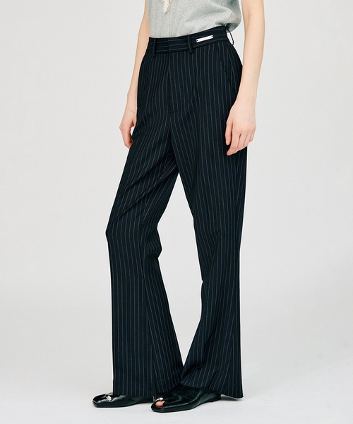 PRANK PROJECT(プランクプロジェクト)の「【2026Summer Pre-Order】スーチングスリムフレアパンツ / Stitched Slim Flare Pants(その他パンツ・レディース・ネイビー/グレー/ブラック・38/36)」の12枚目の写真