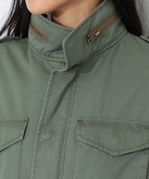 CAROLINA GLASER(カロリナ グレイサー)の「CAROLINA GLASER / チュール ミリタリーブルゾン(ミリタリージャケット・レディース・カーキ・ONE SIZE)」の20枚目の写真