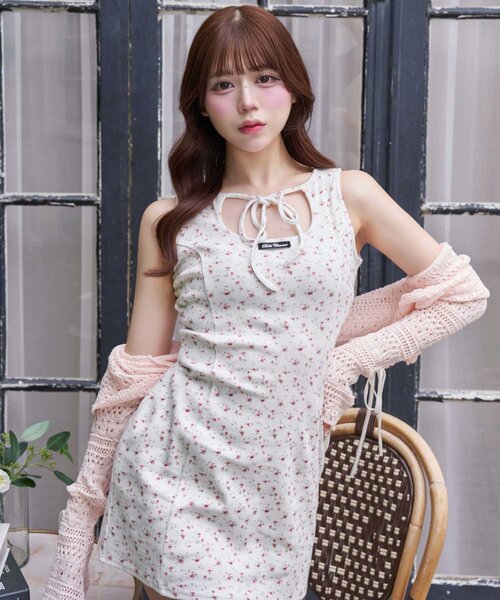 bellecharme ワンピース Belle Charme】Logo Label Tight Onepiece（ワンピース）｜OLIVE des