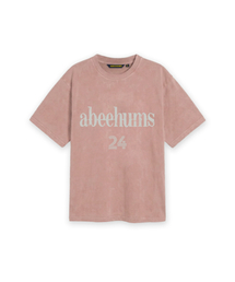 ピグメントダイ NO.24 半袖Tシャツ ABH365-112 ダスティピンク