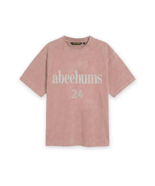 ABEEHUMS(アビハムズ)の「ピグメントダイ NO.24 半袖Tシャツ ABH365-112 ダスティピンク(Tシャツ/カットソー・レディース・ピンクベージュ・SMALL/MEDIUM)」の1枚目の写真