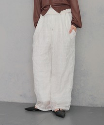 【cheriella】パッチワークレースイージーパンツ PATCHWORK LACE EASY PANTS