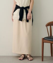 【Noka】カットジョーゼットナロースカート