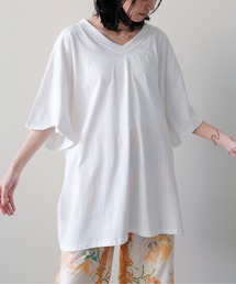 Loose V-neck Half Sleeve T-shirt(ルーズVネックハーフスリーブTシャツ)