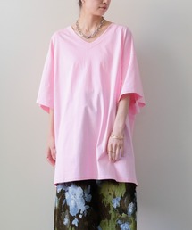 Loose V-neck Half Sleeve T-shirt(ルーズVネックハーフスリーブTシャツ)