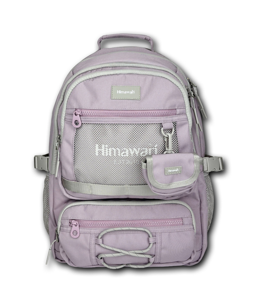 HIMAWARI(ヒマワリ)の「男女共用 大容量 リュックサック 大学生 バックパック No.9291(バックパック/リュック・レディース・ブラウン/ラベンダー/ブラック/スカイブルー・FREE)」の4枚目の写真