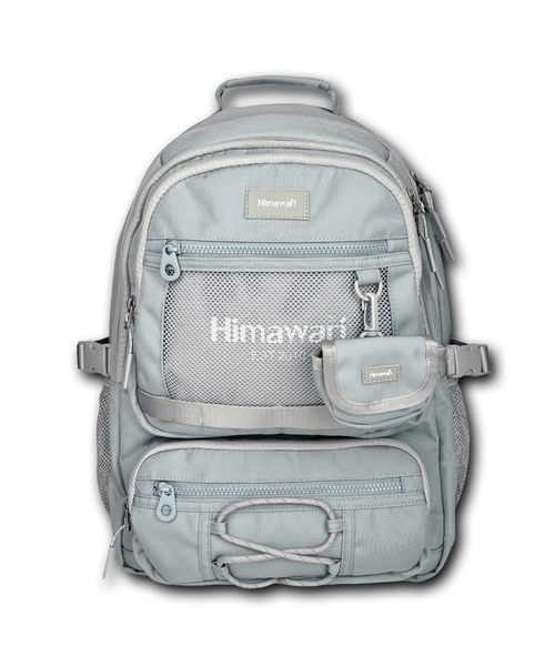 HIMAWARI(ヒマワリ)の「男女共用 大容量 リュックサック 大学生 バックパック No.9291(バックパック/リュック・レディース・ブラウン/ラベンダー/ブラック/スカイブルー・FREE)」の3枚目の写真