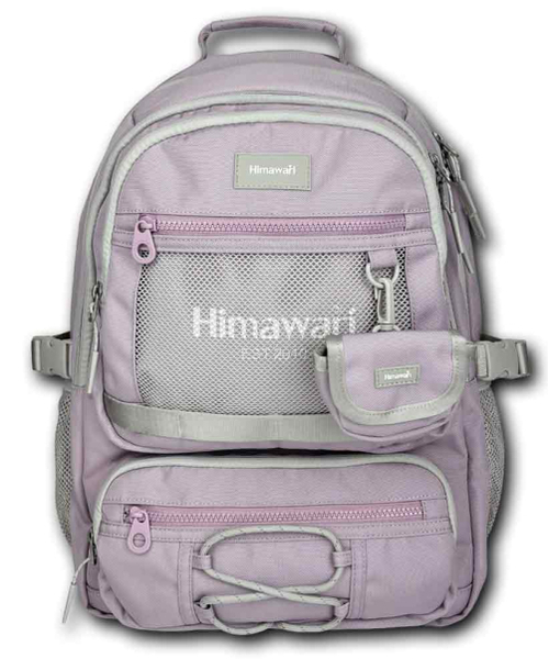 HIMAWARI(ヒマワリ)の「男女共用 大容量 リュックサック 大学生 バックパック No.9291(バックパック/リュック・レディース・ブラウン/ラベンダー/ブラック/スカイブルー・FREE)」の11枚目の写真