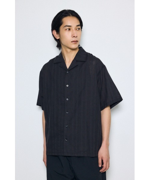 AZUL by moussy(アズールバイマウジー)の「デザインメッシュシャツ(シャツ/ブラウス・メンズ・ブラック系その他/ブラック/アイボリー/イエロー系その他・SMALL/MEDIUM/LARGE)」の15枚目の写真