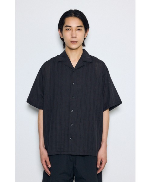 AZUL by moussy(アズールバイマウジー)の「デザインメッシュシャツ(シャツ/ブラウス・メンズ・ブラック系その他/ブラック/アイボリー/イエロー系その他・SMALL/MEDIUM/LARGE)」の18枚目の写真