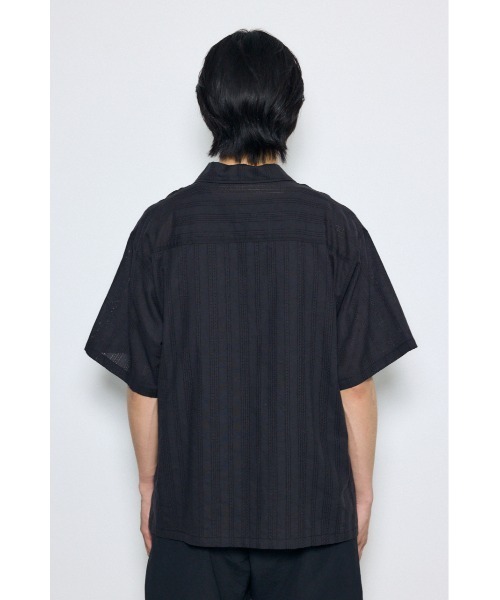 AZUL by moussy(アズールバイマウジー)の「デザインメッシュシャツ(シャツ/ブラウス・メンズ・ブラック系その他/ブラック/アイボリー/イエロー系その他・SMALL/MEDIUM/LARGE)」の20枚目の写真