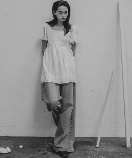 URBAN RESEARCH（アーバンリサーチ）の「Picchi Nia　HIGH RISE BUGGY DENIM（デニムパンツ・レディース・ブルー・MEDIUM/X-SMALL/SMALL/LARGE）」の3枚目の写真