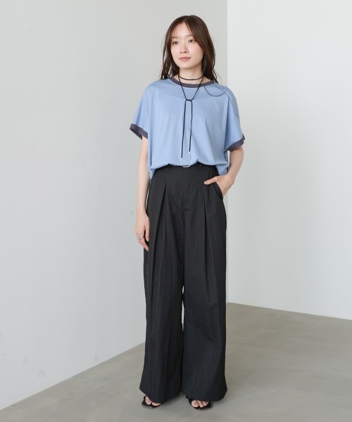 Bab(バブ)の「【サイズ展開あり】ボリュームワイドタックパンツ(その他パンツ・レディース・ブラック/ミント/グレー・S/M)」の12枚目の写真