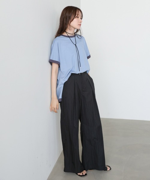Bab(バブ)の「【サイズ展開あり】ボリュームワイドタックパンツ(その他パンツ・レディース・ブラック/ミント/グレー・S/M)」の15枚目の写真