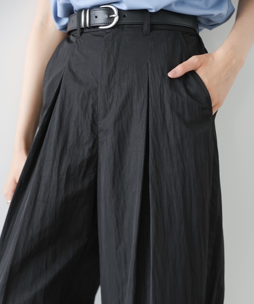 Bab(バブ)の「【サイズ展開あり】ボリュームワイドタックパンツ(その他パンツ・レディース・ブラック/ミント/グレー・S/M)」の17枚目の写真