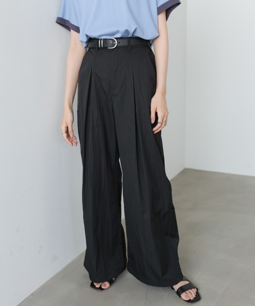 Bab(バブ)の「【サイズ展開あり】ボリュームワイドタックパンツ(その他パンツ・レディース・ブラック/ミント/グレー・S/M)」の18枚目の写真