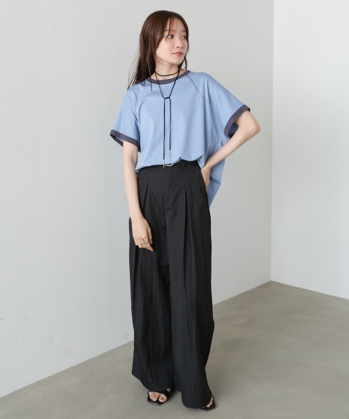 Bab(バブ)の「【サイズ展開あり】ボリュームワイドタックパンツ(その他パンツ・レディース・ブラック/ミント/グレー・S/M)」の10枚目の写真