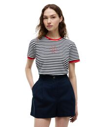 ラウンドロゴレギュラークルーネックショートスリーブTシャツ