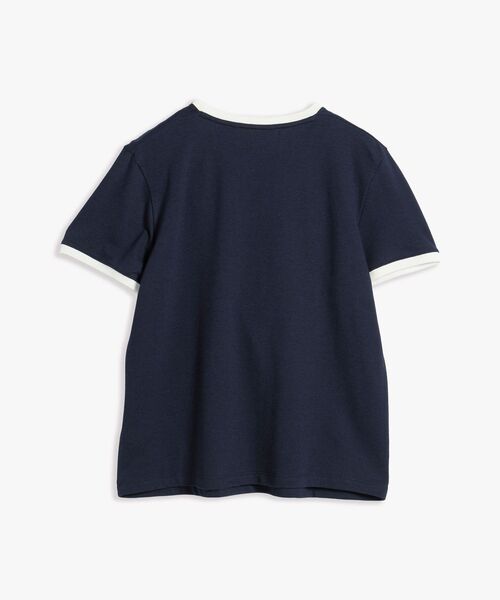 TOMMY HILFIGER(トミーヒルフィガー)の「ラウンドロゴレギュラークルーネックショートスリーブTシャツ(Tシャツ/カットソー・レディース・レッド系その他6/マルチ/ネイビー・X-SMALL/XX-SMALL/SMALL)」の5枚目の写真