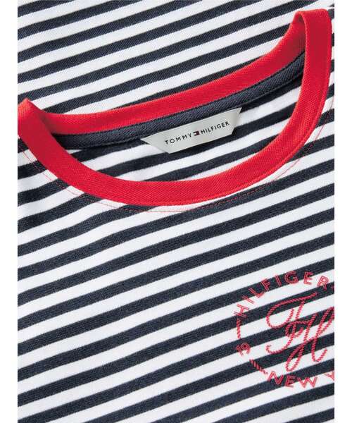TOMMY HILFIGER(トミーヒルフィガー)の「ラウンドロゴレギュラークルーネックショートスリーブTシャツ(Tシャツ/カットソー・レディース・レッド系その他6/マルチ/ネイビー・X-SMALL/XX-SMALL/SMALL)」の14枚目の写真