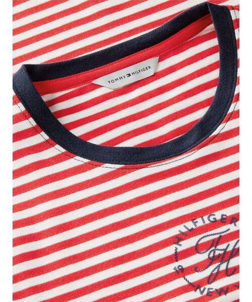 TOMMY HILFIGER(トミーヒルフィガー)の「ラウンドロゴレギュラークルーネックショートスリーブTシャツ(Tシャツ/カットソー・レディース・レッド系その他6/マルチ/ネイビー・X-SMALL/XX-SMALL/SMALL)」の19枚目の写真