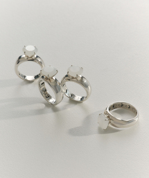 Lilas | 【SAMH by LILAS】 MELTED MOON RING SV(リング)