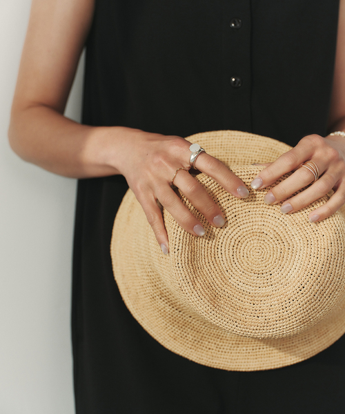 Lilas(リラ)の「【SAMH by LILAS】 MELTED MOON RING SV(リング・レディース・シルバー・11/13/15 )」の9枚目の写真