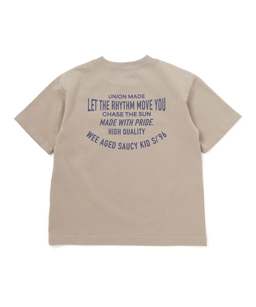 WASK(ワスク)の「【接触冷感】コードポケット カレッジロゴ BIG半袖Tシャツ(Tシャツ/カットソー・キッズ・ネイビー/ベージュ・130cm/150cm/140cm/160cm)」の17枚目の写真