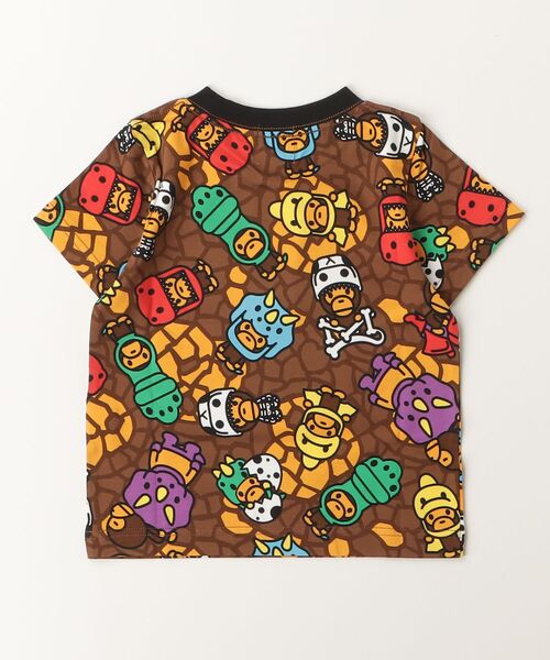 A BATHING APE(アベイシングエイプ)の「MILO MULTI DINOSAURS PATTERN TEE(Tシャツ/カットソー・キッズ・マルチ・100/130/110/140)」の4枚目の写真