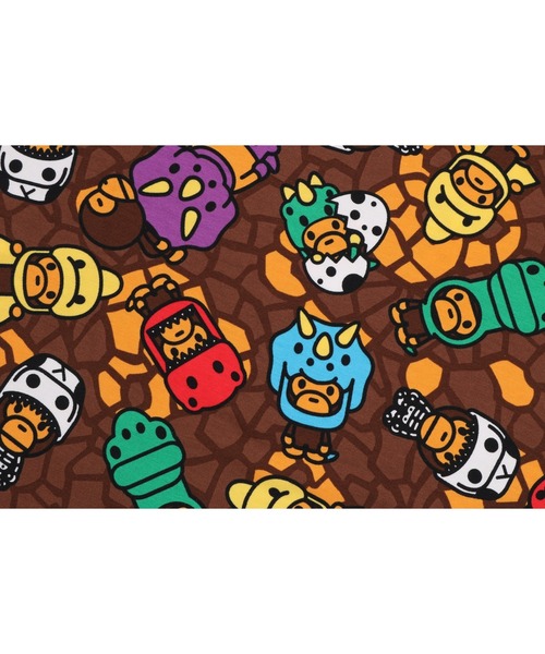 A BATHING APE(アベイシングエイプ)の「MILO MULTI DINOSAURS PATTERN TEE(Tシャツ/カットソー・キッズ・マルチ・100/130/110/140)」の3枚目の写真