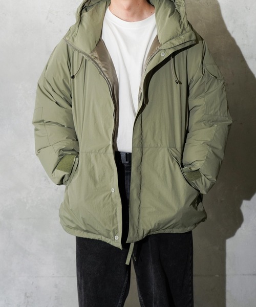made in standard (メイドインスタンダード)の「MADE IN STANDARD / メイドインスタンダード 700 FP Premium Down ECWCS Gen1 Jacket エクワックス レベル6 ダウンジャケット 撥水(ダウンジャケット/コート・メンズ・ホワイト/ブラック/グレー系その他7/ブラウン系・MEDIUM/LARGE)」の8枚目の写真