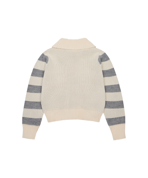 LUVISTRUE（ラヴイズトゥルー）の「EV SKELETON KNIT CARDIGAN(CREAM)（カーディガン/ボレロ・レディース・その他・FREE）」の3枚目の写真