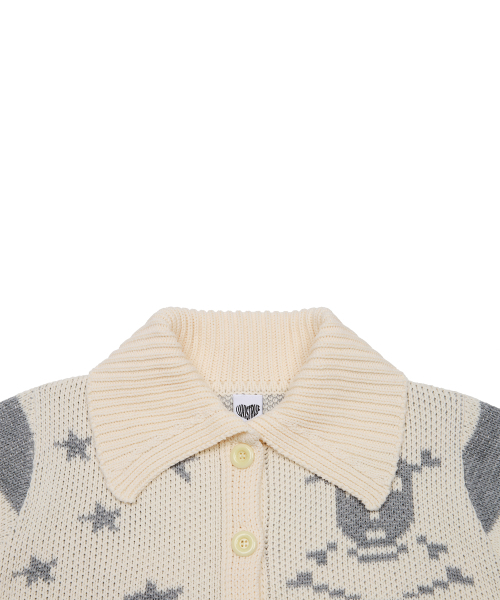 LUVISTRUE（ラヴイズトゥルー）の「EV SKELETON KNIT CARDIGAN(CREAM)（カーディガン/ボレロ・レディース・その他・FREE）」の4枚目の写真