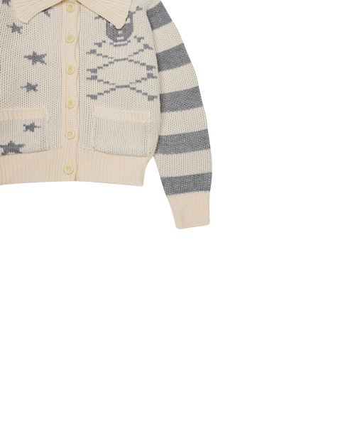 LUVISTRUE（ラヴイズトゥルー）の「EV SKELETON KNIT CARDIGAN(CREAM)（カーディガン/ボレロ・レディース・その他・FREE）」の5枚目の写真
