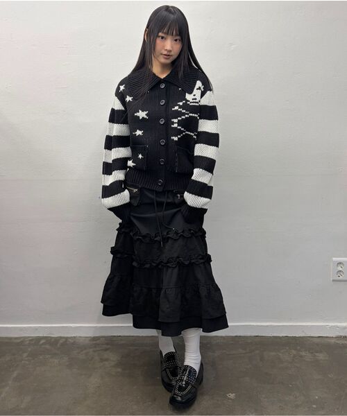 LUVISTRUE（ラヴイズトゥルー）の「EV SKELETON KNIT CARDIGAN(CREAM)（カーディガン/ボレロ・レディース・その他・FREE）」の6枚目の写真