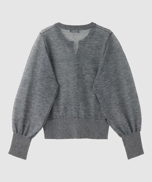 allureville(アルアバイル)の「シアーラミースキッパーカーディガン(カーディガン/ボレロ・レディース・ブルー系その他/レッド/グレー系その他・2)」の20枚目の写真
