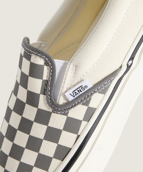 VANS(バンズ)の「VANS PREMIUM スリッポン / LX Classic Slip-On 98 CHECKERB VN000D9PPWT1(スリッポン・メンズ・ダークグレー・11/6/8/10/9/8.5/9.5/10.5/6.5/7/5.5)」の6枚目の写真
