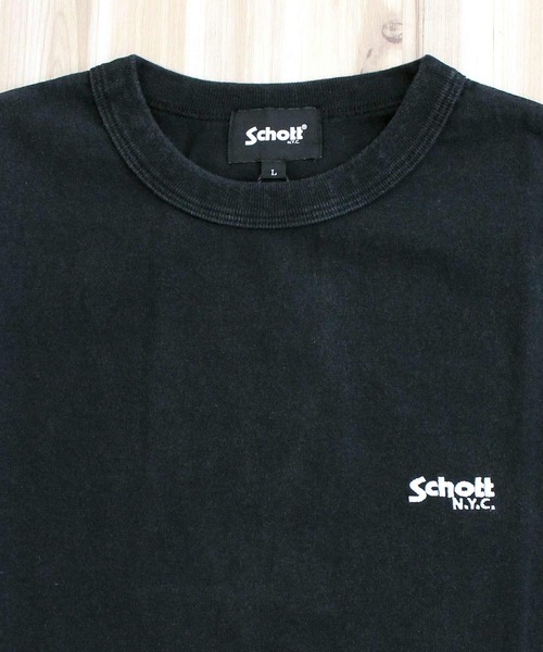 Schott（ショット）の「MARILYN MONROE PICTURE T-SHIRT（Tシャツ/カットソー・メンズ・ブラック・L/XL/XXL/M）」の6枚目の写真