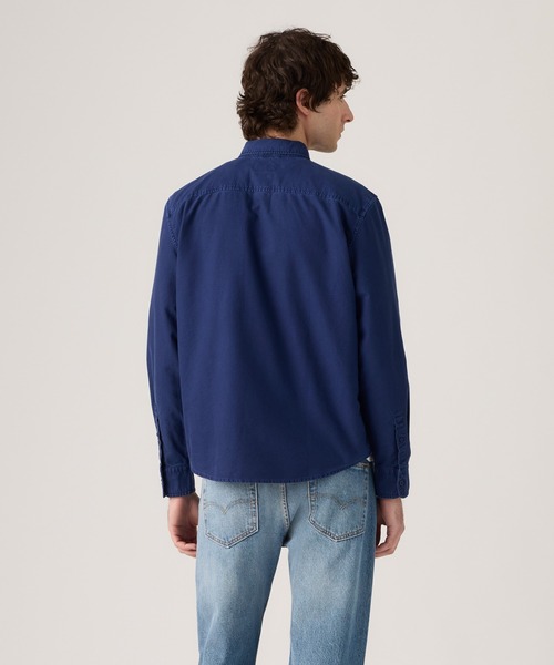 Levi's(リーバイス)の「Levi's/リーバイス オーセンティック ボタンダウンシャツ(シャツ/ブラウス・メンズ・ブルー・S/M/L/XL)」の3枚目の写真