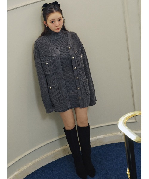 SNIDEL(スナイデル)の「ベーシックロングブーツ(ブーツ・レディース・ブラック/ブラウン/その他・S/M/L)」の10枚目の写真
