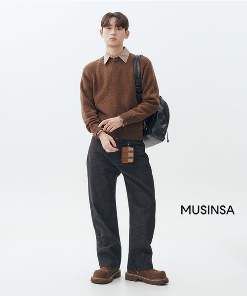DECOROSO（デコローゾ）の「ノックス レギュラーストレートデニムパンツ [ノンフェードブラック]（デニムパンツ・メンズ・その他・LARGE/X-LARGE/MEDIUM/SMALL）」の12枚目の写真