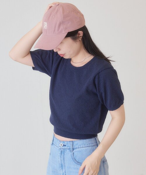 Kastane（カスタネ）の「【一部店舗限定】B ブークレショルダータックTEE（Tシャツ/カットソー・レディース・ネイビー/イエロー/アイボリー・FREE）」の11枚目の写真