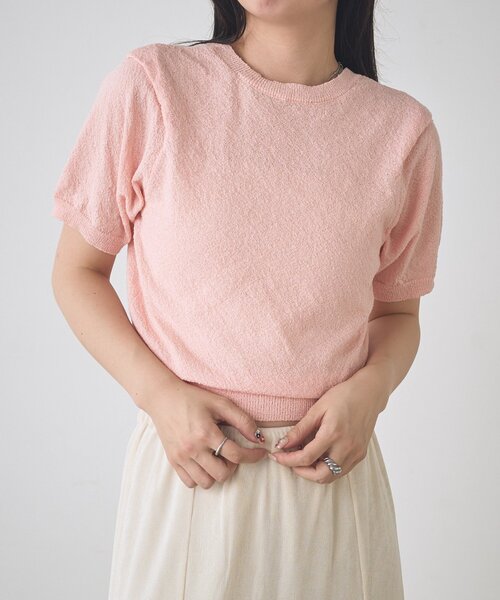 Kastane（カスタネ）の「【一部店舗限定】B ブークレショルダータックTEE（Tシャツ/カットソー・レディース・ネイビー/イエロー/アイボリー・FREE）」の18枚目の写真